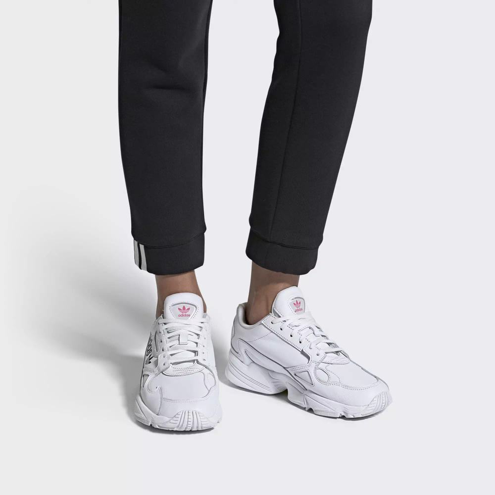 Adidas Falcon Tenis Blancos Para Mujer (MX-31308)